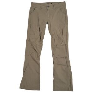 Pantalon Prana Femme 10 Gris Convertible Roll Up Utilitaire Cargo